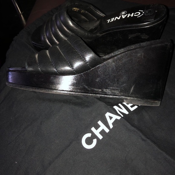 Chanel wedge sandals - Picture 3 of 4